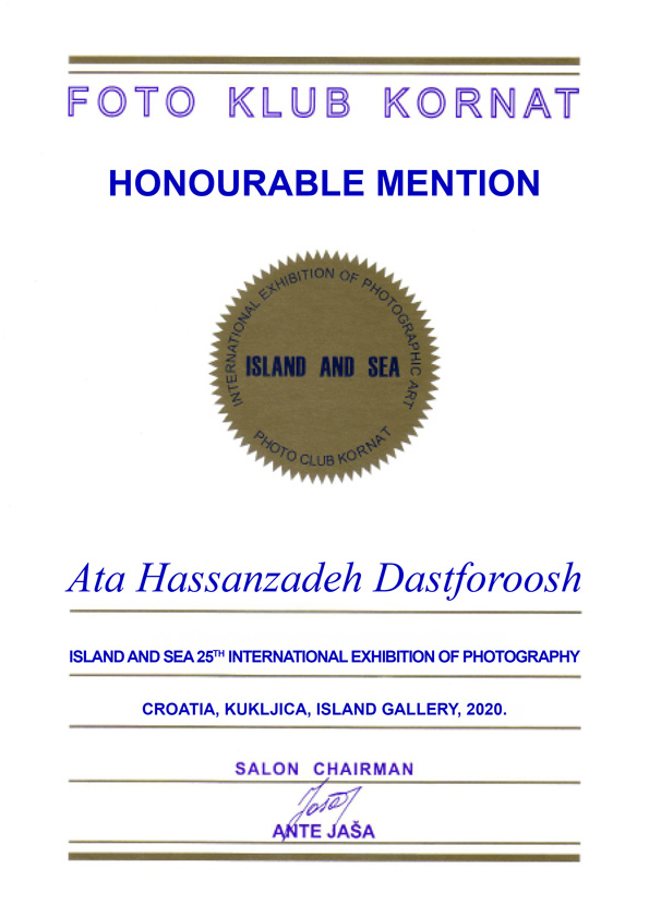 25th International Exhibition ISLAND AND SEA,2020 Croati