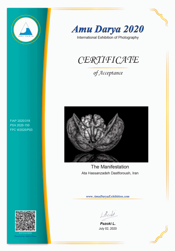 1st AMU DARYA 2020 INTERNATIONAL EXHIBITION OF PHOTOGRAPHY