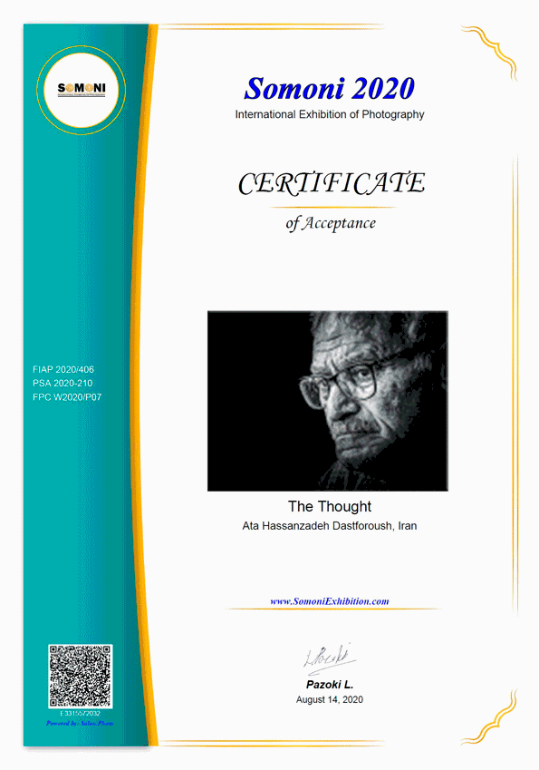 1st SOMONI 2020 INTERNATIONAL EXHIBITION OF PHOTOGRAPHY